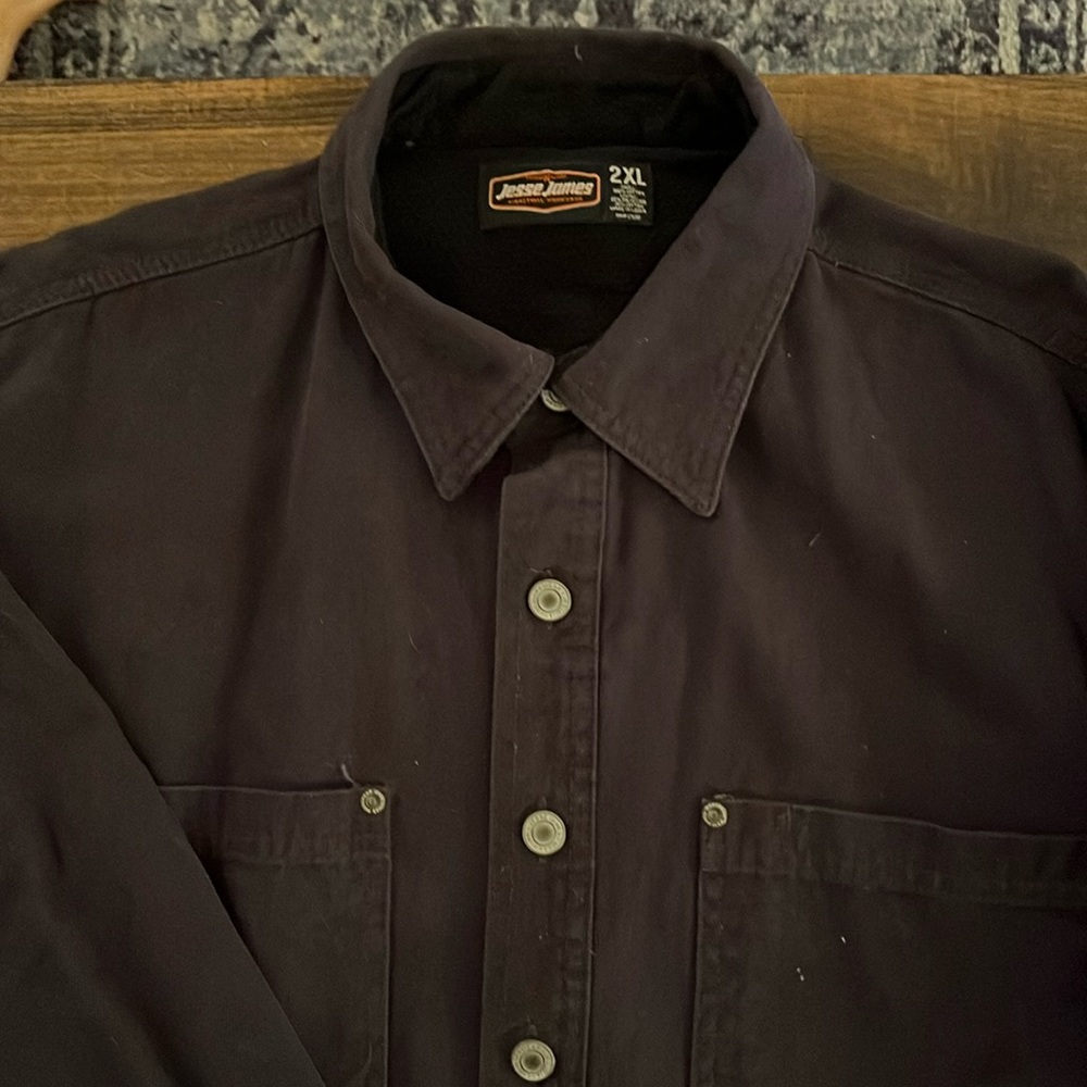 Jessie James Brand 2XL lined shirt jacket excellent condition no signs of wear!